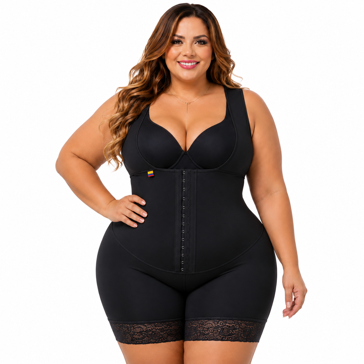 F-156-1  Faja Lycra Curva Perfecta Con Gafete