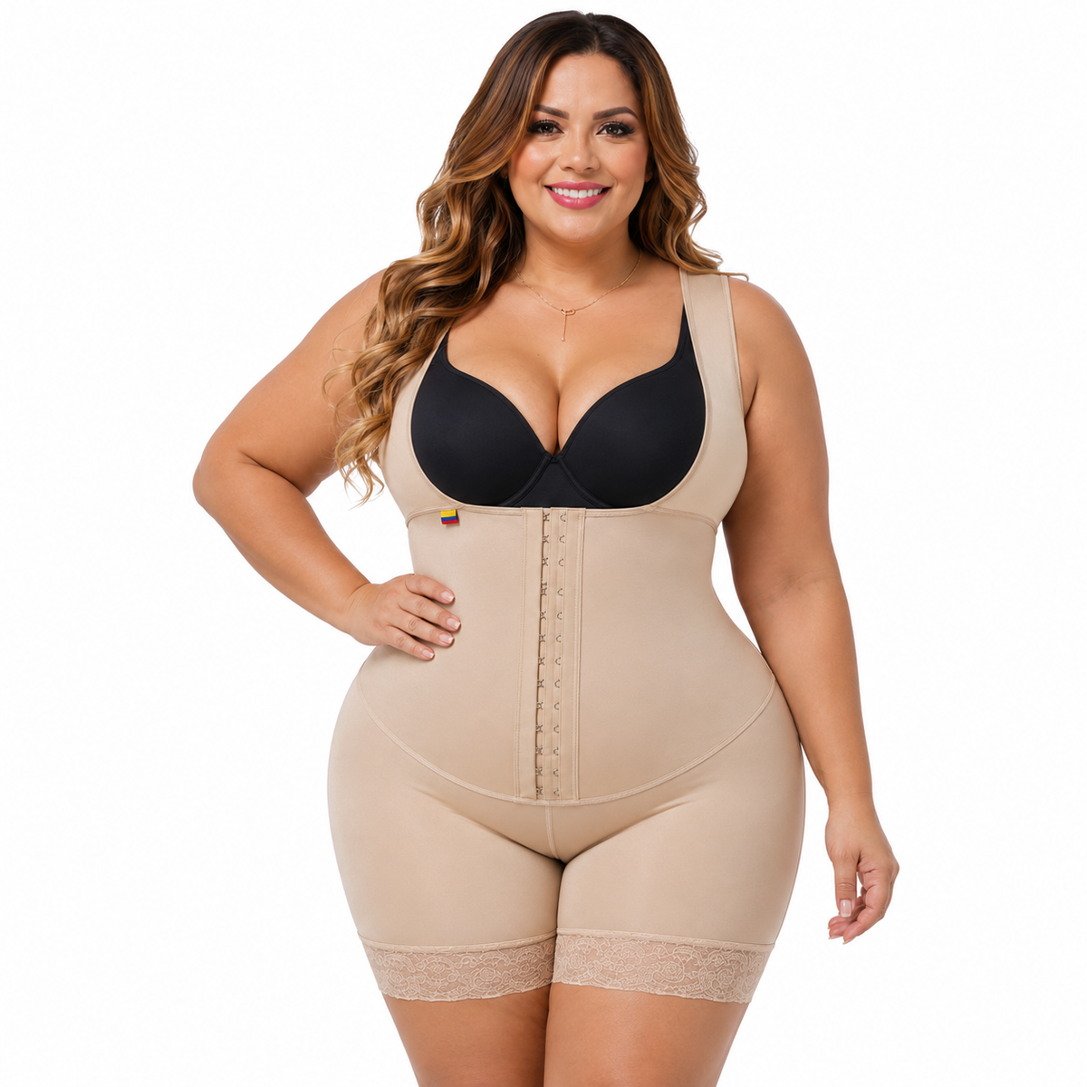 F-156-1  Faja Lycra Curva Perfecta Con Gafete