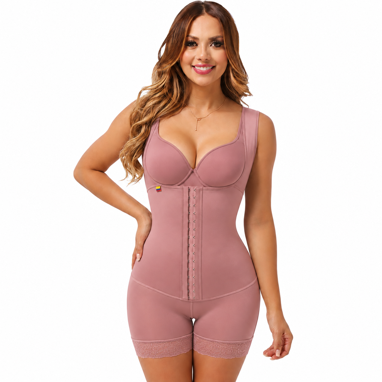 F-156-1  Faja Lycra Curva Perfecta Con Gafete